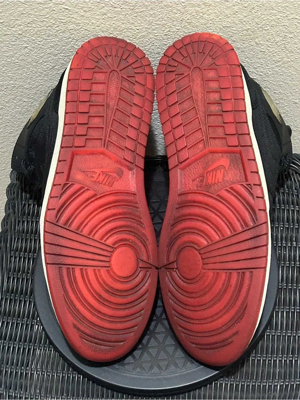 Size 12 Jordan 1 Retro 95 Bred 616369-001